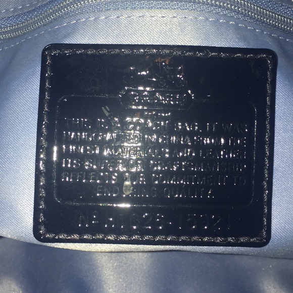 COACH MADISON SOPHIA PATENT LEATHER HANDBAG - Picture 4 of 4